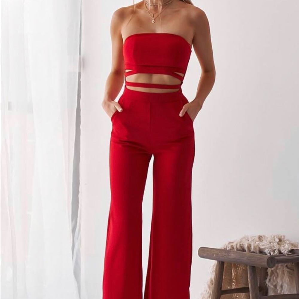 Whyte Valentyne white jumpsuit